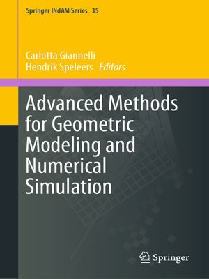 cover image of Advanced Methods for Geometric Modeling and Numerical Simulation